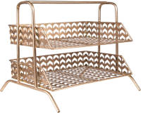 Clayre & Eef - Brievenhouder 35x31x30 Cm Koperkleurig Ijzer Rechthoek Postbakje - 6y5327