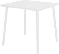 Warentuin George Table 80x80x75 Cm Alu White