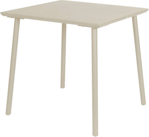 Warentuin George Table 80x80x75 Cm Alu Pearl Grey