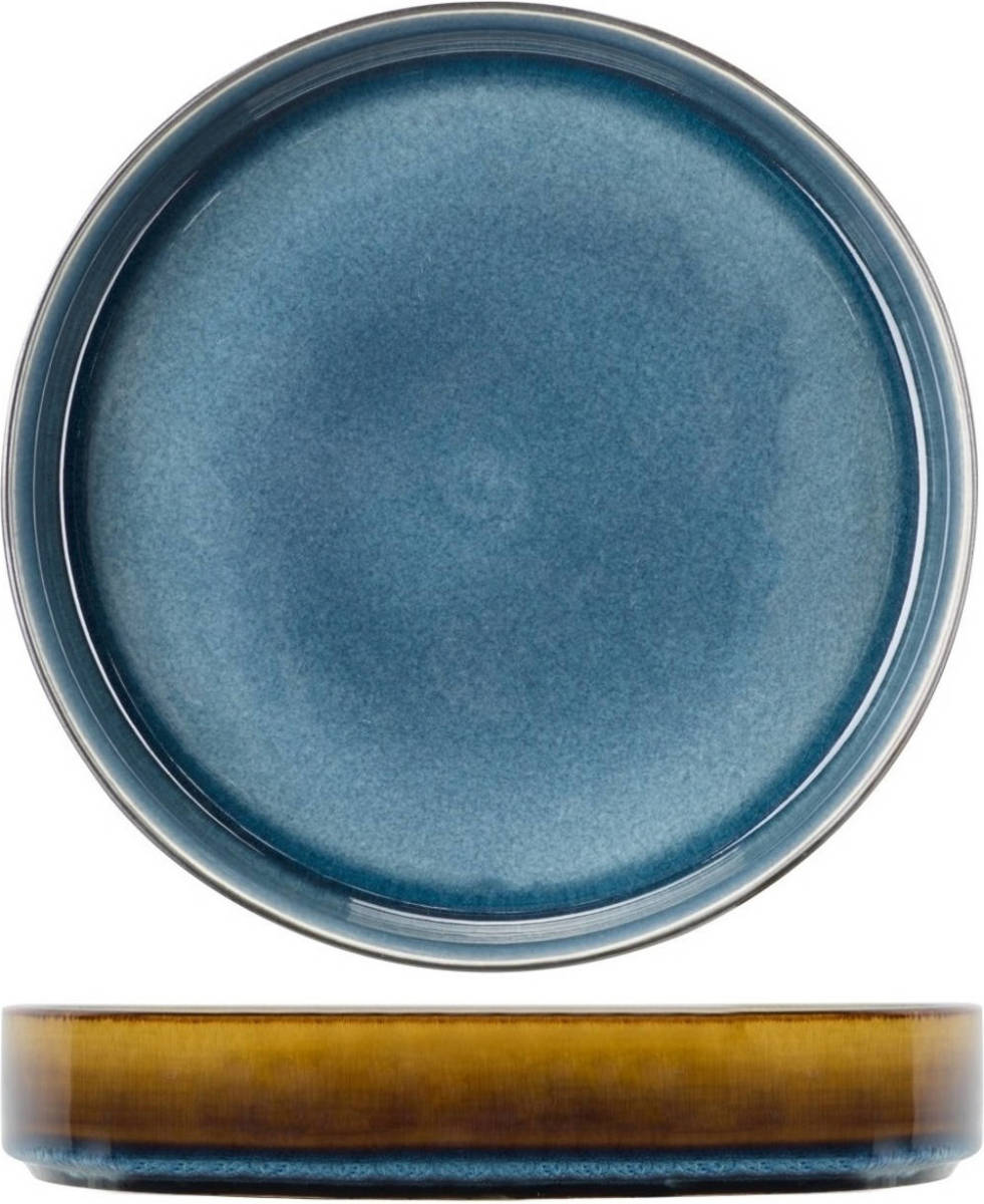 Cosy & Trendy Diep Bord Quintana Blue Ø 19.5 Cm
