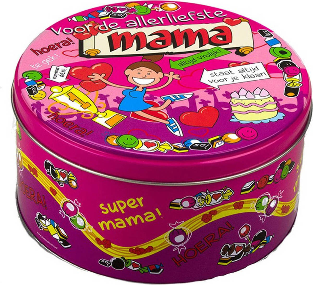 Paperdream Mama Snoeptrommel/bewaarblik Cadeau Moederdag/verjaardag - Cadeau Blikken