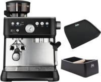 Solis Grind & Infuse Perfetta 1019 + Coffee Knock-box En Tamping Mat