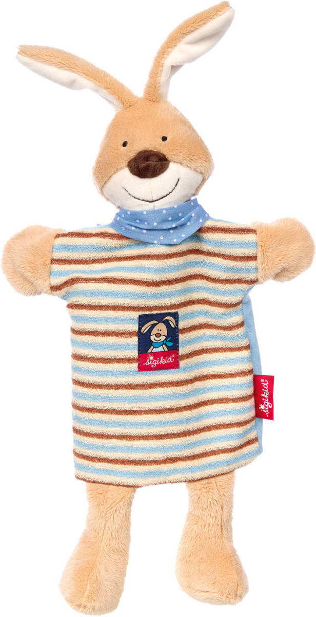 Sigikid Handpop En Knuffeldoekje In 1 - Semmel Konijn