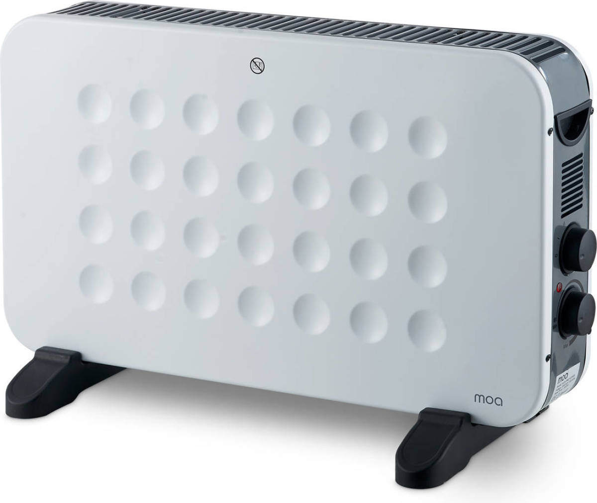 MOA Elektrische Verwarming - Convector Kachel - Portable Heater - 2000 Watt - Ph01w