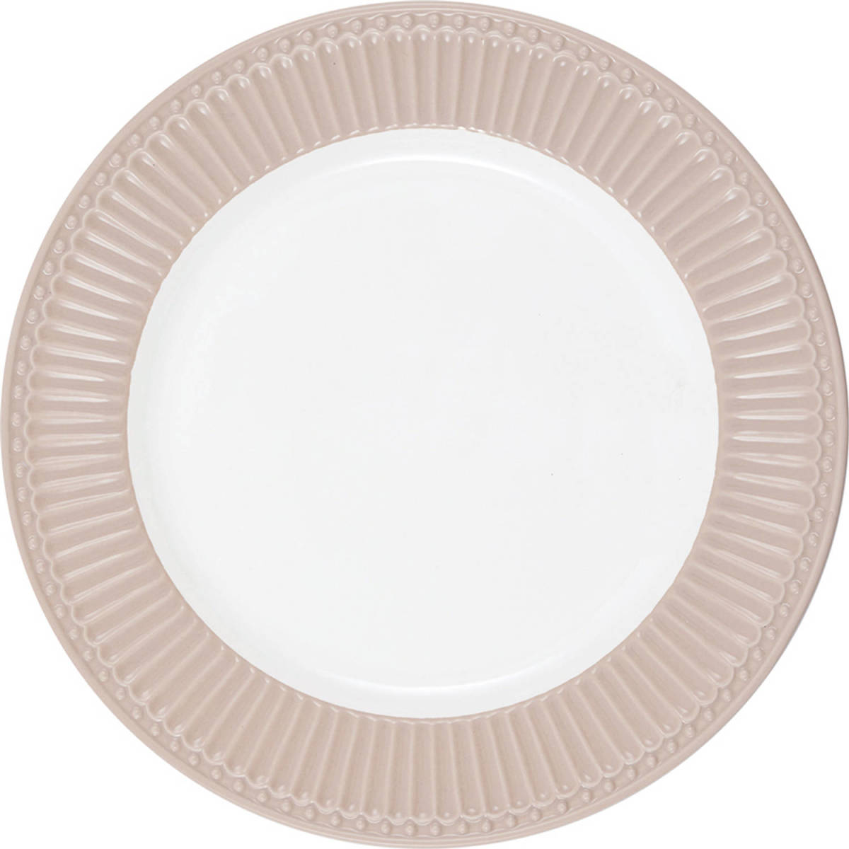 GreenGate Dinerbord Alice Creamy Fudge Ø 26.5cm
