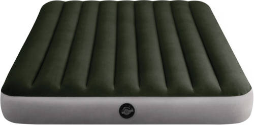 Intex Queen Dura Beam Prestige Downy Met Elektrische Batterijpomp