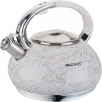 KINGHOFF 1066 - Fluitketel - 3.0 Liter - Rvs - Wit