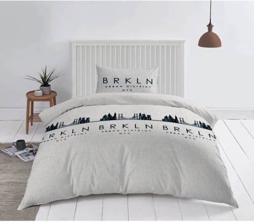 Cotton Rich Collection - Dekbedovertrek - Brooklyn - Grijs