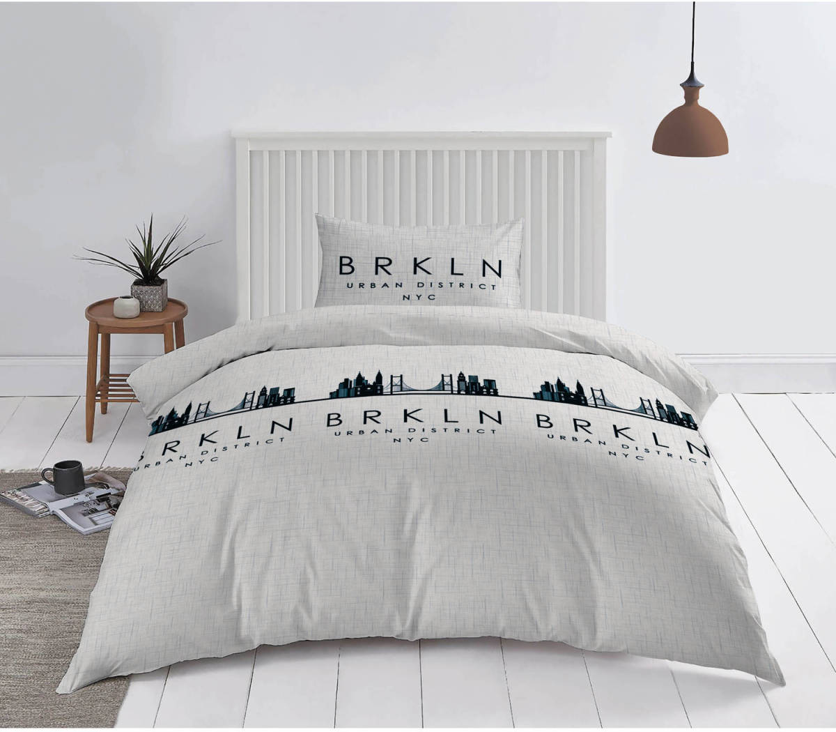 Cotton Rich Collection - Dekbedovertrek - Brooklyn - Grijs