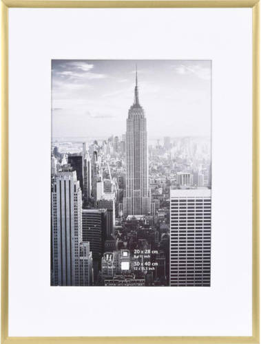 Henzo Fotolijst Manhattan - 30 X 40 Cm - Goudkleurig