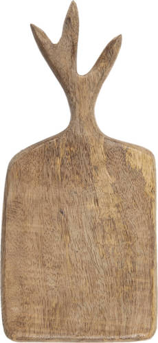 Clayre & Eef Snijplank 25*12*2 Cm Bruin Hout Broodplank Borrelplank