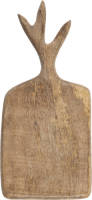 Clayre & Eef Snijplank 25*12*2 Cm Bruin Hout Broodplank Borrelplank