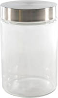 Trendoz Voorraadpot/bewaarpota?a 1200 Ml Glas Met Rvs Deksel - Voorraadpot