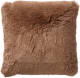 Dutch Decor Fluffy - Sierkussen Unikleur Tobacco Brown 60x60 Cm