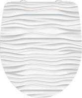 SCHÜTTE Toiletbril Met Soft-close White Wave Duroplast Wit