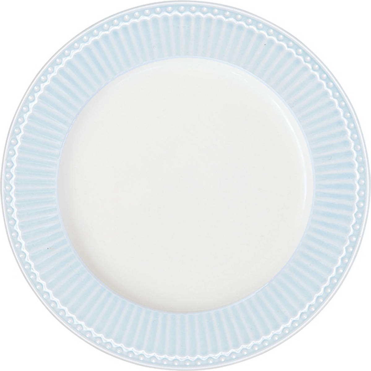GreenGate Dinerbord Alice Lichtblauw Ø 26.5 Cm