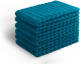 Seashell Wave Gastendoek Set - Mozaiek Blauw - 6 Stuks - 30x50cm - Premium