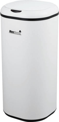 MaxxHome Prullenbak Met Sensor - 30l - Soft Close Deksel - Rvs - Design Afvalemmer