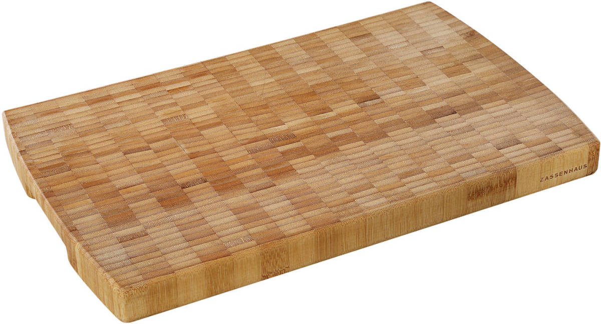Zassenhaus Snijplank / Hakblok Bamboe 40 X 25 X 3 Cm