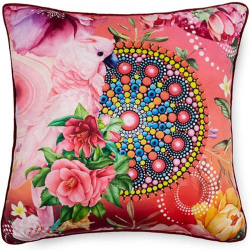 HIP Sierkussen Nevine 48 X 48 Cm Polyester Roze