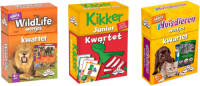 Identity Games Spellenbundel - Kwartet - 3 Stuks - Wildlife Kwartet & Kikker Junior Kwartet & Huisdieren Kwartet