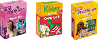 Identity Games Spellenbundel - Kwartet - 3 Stuks - Paarden Kwartet & Kikker Junior Kwartet & Huisdieren Kwartet