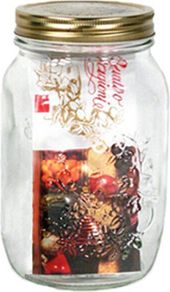 Bormioli Rocco 1x Transparante Bewaarpotten/voorraadpotten Met Schroefdop Van Glas 0.5 Liter - Voorraadpot