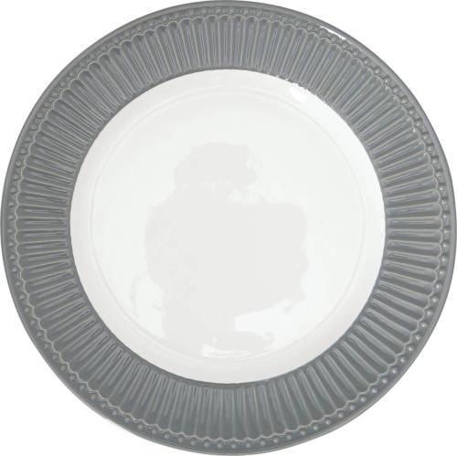 GreenGate Dinerbord Alice Nordic Stone Grey Ø 26.5 Cm