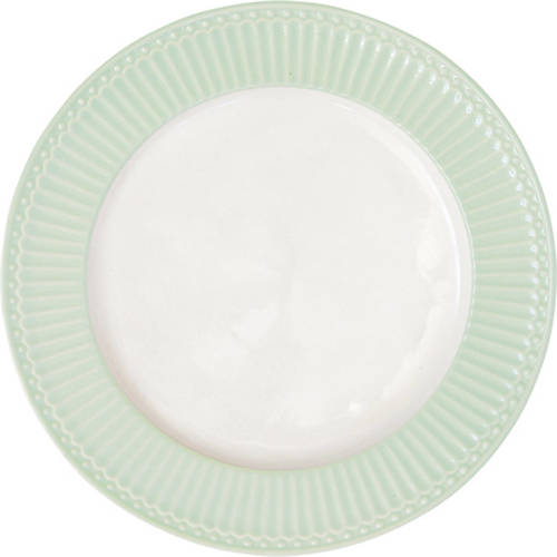 GreenGate Dinerbord Alice Lichtgroen Ø 26.5 Cm