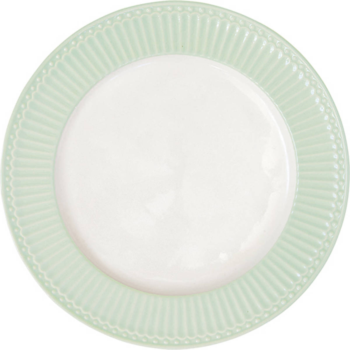 GreenGate Dinerbord Alice Lichtgroen Ø 26.5 Cm