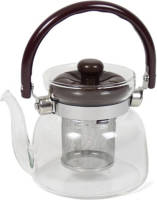 Gerim Glazen Theepot 800 Ml Met Filter/infuser En Handvat - Theepotten