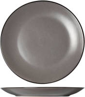 Cosy & Trendy Plat Bord Speckle Grijs Ø 27 Cm