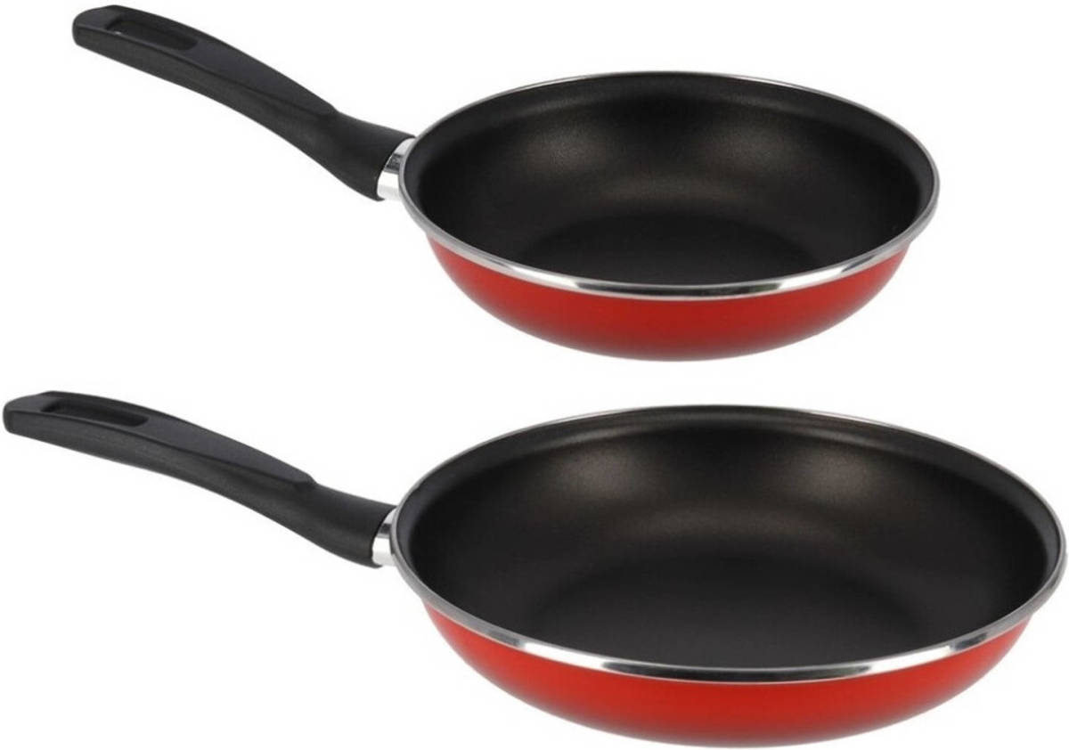 Shoppartners 2x Formaten Koekenpannen Set Merida 28 En 22 Cm Diameter - Koekenpannen