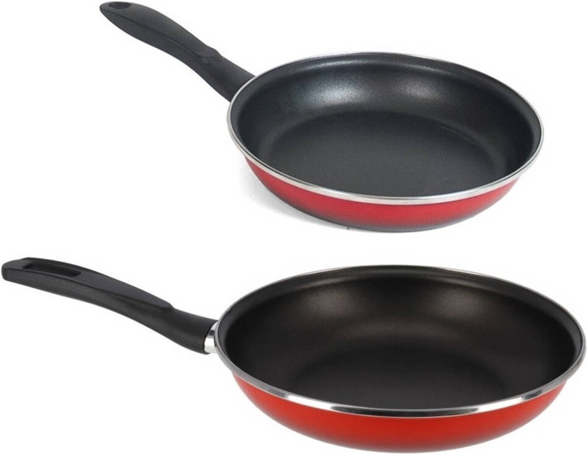 Shoppartners 2x Formaten Koekenpannen Set Merida 24 En 28 Cm Diameter - Koekenpannen