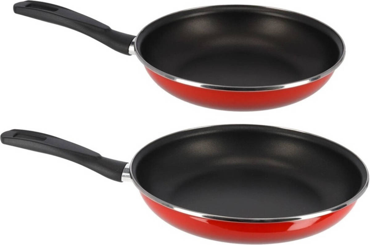 Shoppartners 2x Formaten Koekenpannen Set Merida 28 En 32 Cm Diameter - Koekenpannen