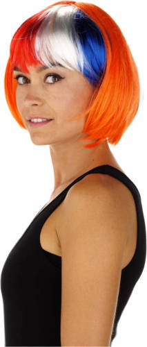 Folat Pruik Holland Polyester Oranje One-size