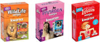 Identity Games Spellenbundel - Kwartet - 3 Stuks - Wildlife Kwartet & Paarden Kwartet & Menselijk Lichaam Kwartet