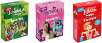 Identity Games Spellenbundel - Kwartet - 3 Stuks - Junglelife Kwartet & Paarden Kwartet & Menselijk Lichaam Kwartet