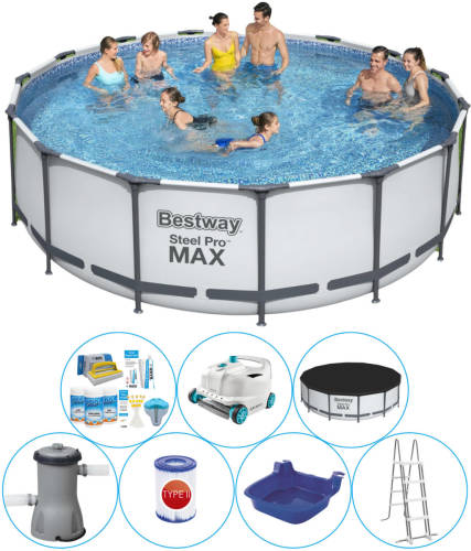 Bestway Steel Pro Max Rond 457x122 Cm - Zwembad Combinatie Pakket