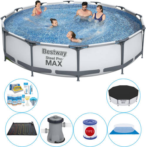 Bestway Steel Pro Max Rond 366x76 Cm - Zwembad Combi Deal