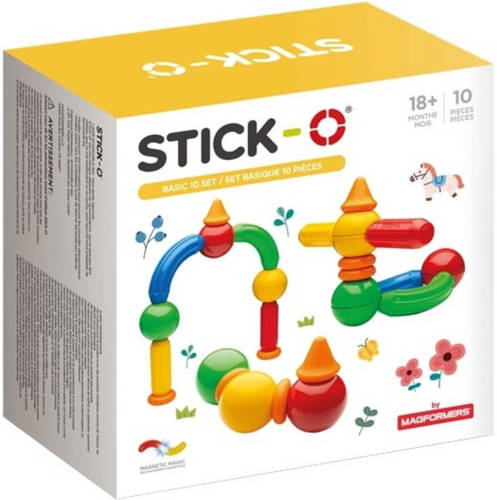 Dobeno Stick-o Bouwset Basic 10-delig 20 Modellen Multicolor