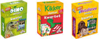 Identity Games Spellenbundel - Kwartet - 3 Stuks - Dino Kwartet & Kikker Junior Kwartet & Huisdieren Kwartet