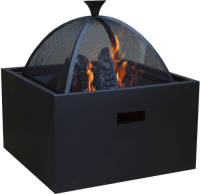 Brave International BV Sol Vuurkorf 3 In 1 (Vuurkorf + Barbecue + Bijzettafel)