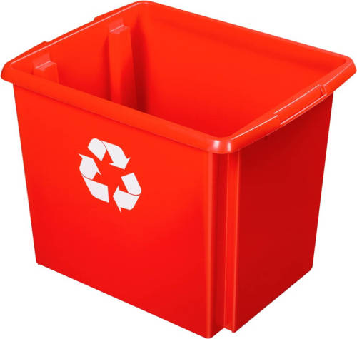 Sunware Nesta Recycle Box - 45 Liter - Rood