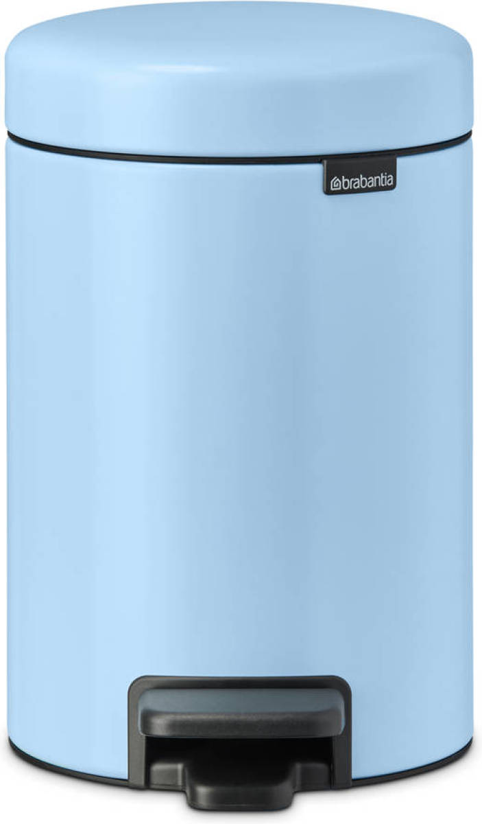 Brabantia Newicon Pedaalemmer 3 Liter Met Kunststof Binnenemmer - Dreamy Blue