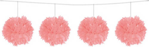 Dobeno Pompom Slinger - 3 Meter - Roze