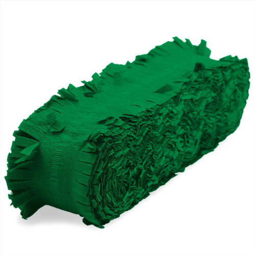 Shoppartners Crepe Papier Slinger - 24 Meter - Groen