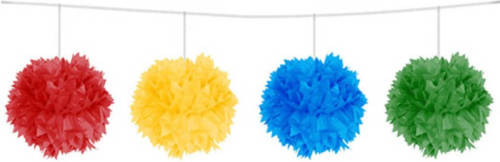 Shoppartners Pompom Slinger - 3 Meter - Multikleur