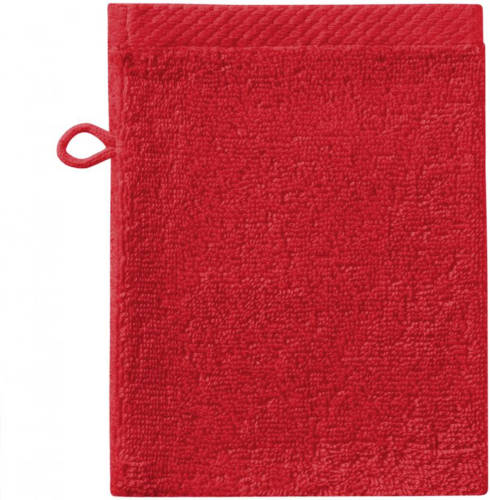 Seahorse Pure Washand - 3 Stuks - Rood