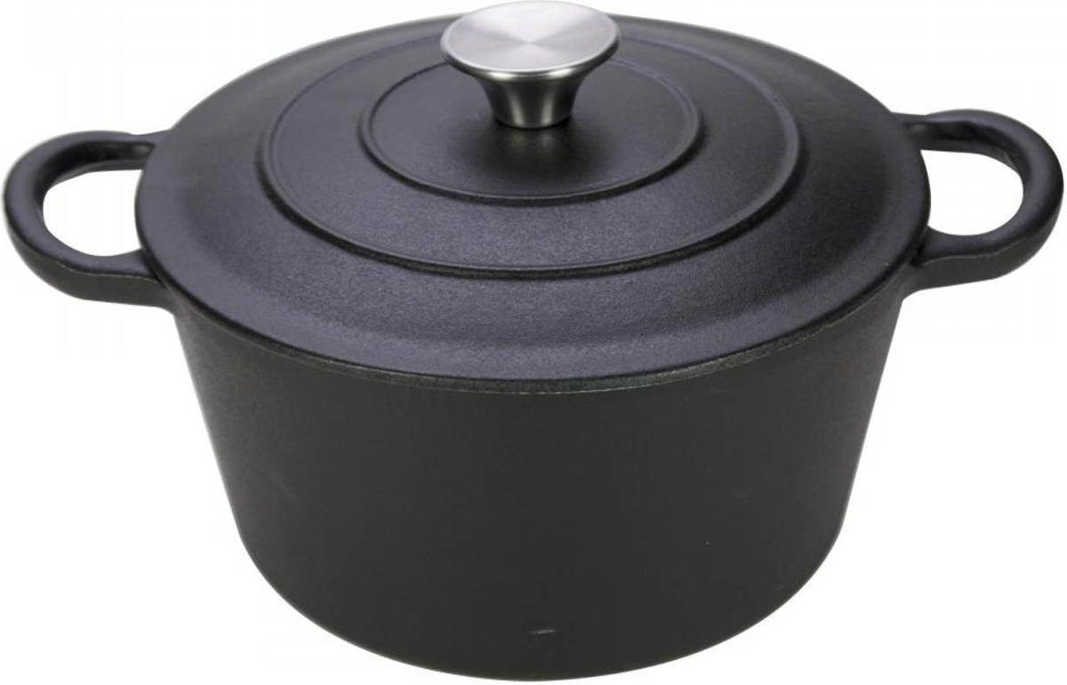 Gusta Granito Fuerte Braadpan Gietijzer - Rond - 24 Cm
